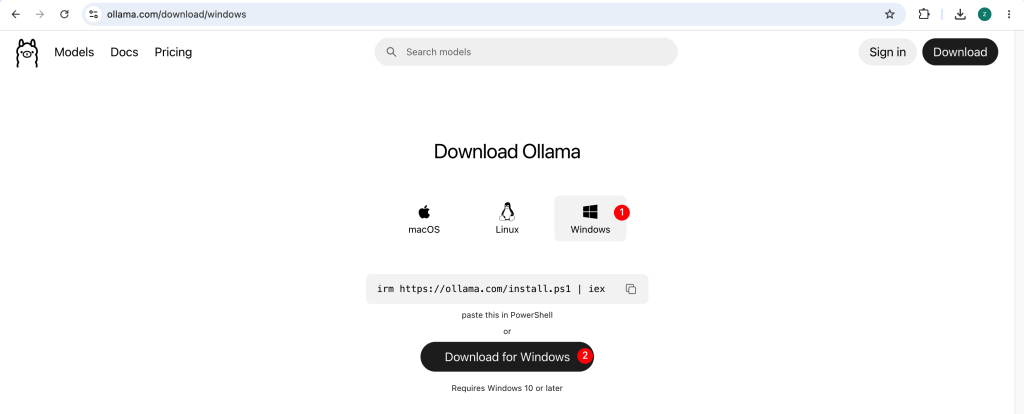 Windows 如何安装 Ollama?本地运行 AI 大模型教程 Windows 如何安装 Ollama?本地运行 AI 大模型教程